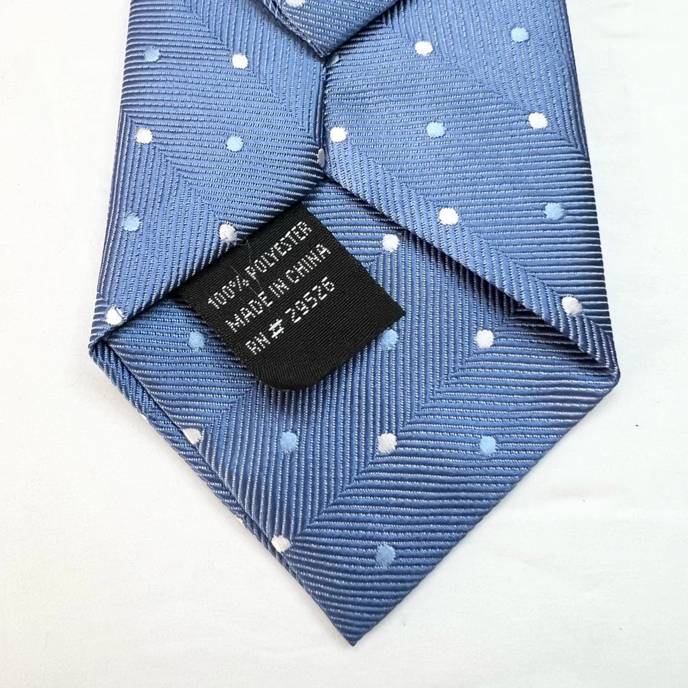 Blue Kids Clip On Tie GEORGE BRAND Polyester